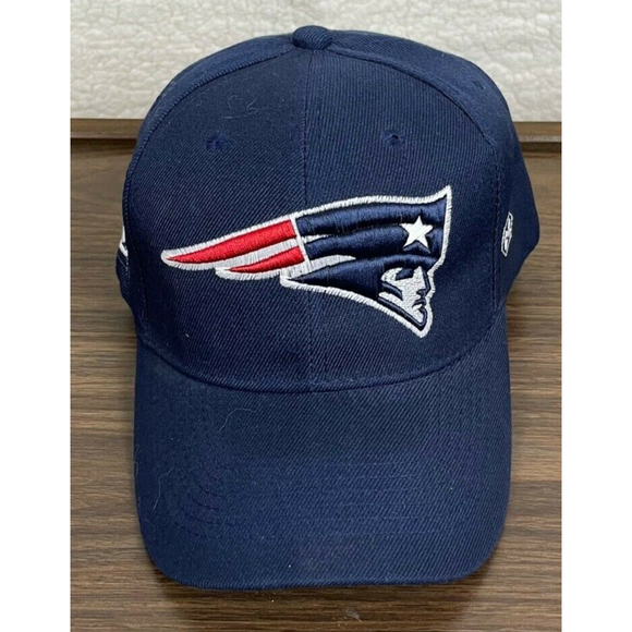 New England Patriots NFL Adjustable One Size Fits All Blue Cap Hat - Picture 2 of 7